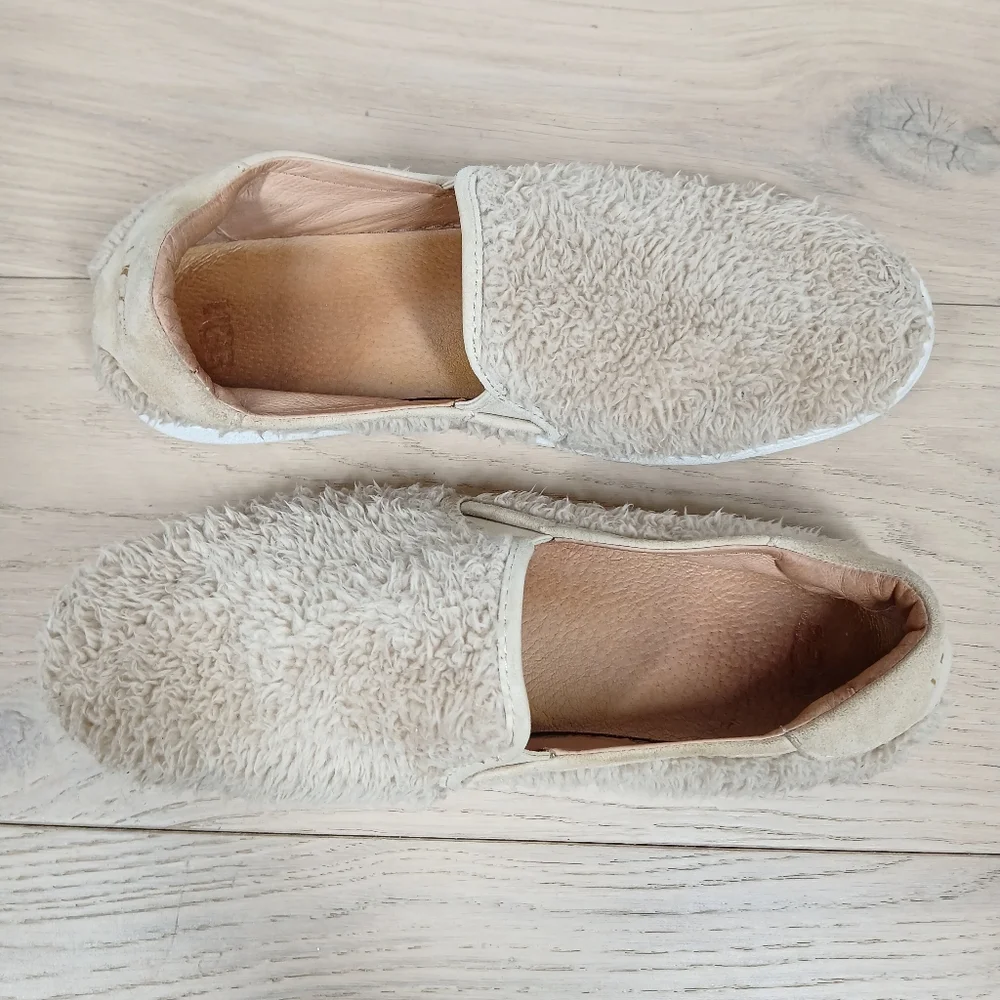 UGG Ricci Dusk Sherpa Slip On‎ Fuzzy Faux Fur Lined Comfort Casual Sneakers 1599